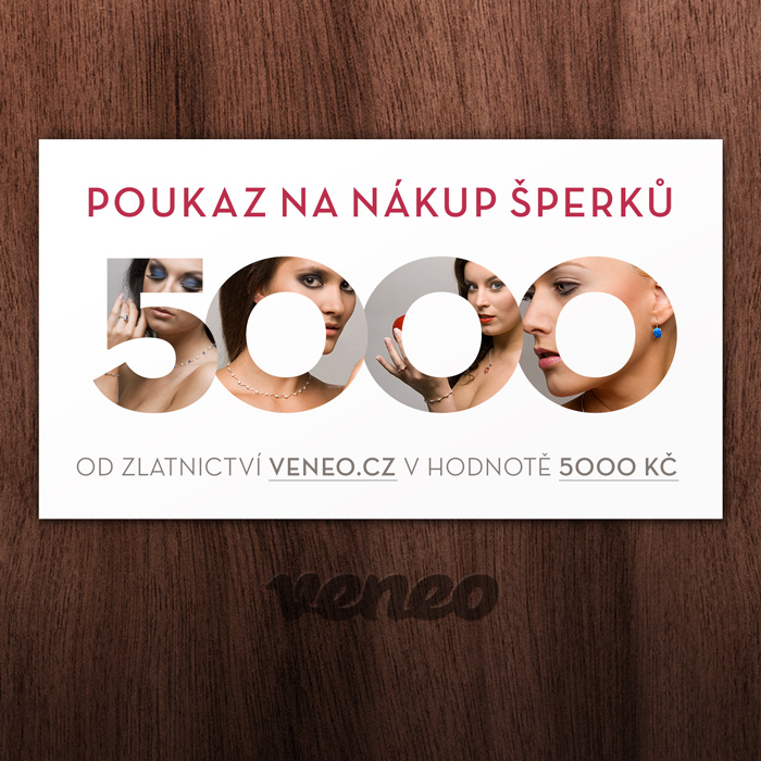 Obrázek produktu Dárkový poukaz na šperky za 5000 Kč