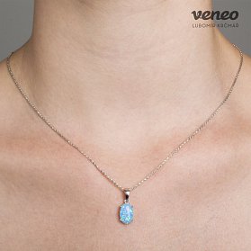 Obrázek produktu Ariana 12 - přívěsek se světle modrým opálem