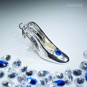 Obrázek produktu Přívěsek střevíc plastický se safírem Z281/kz3