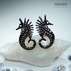 Obrázek produktu Mořský koník velký - Náušnice N183-b